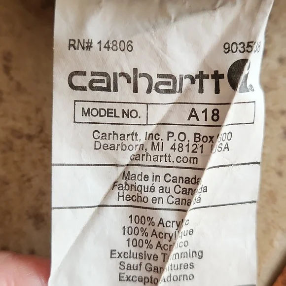 Carhartt Charcoal Knit Hat - Picture 3 of 5